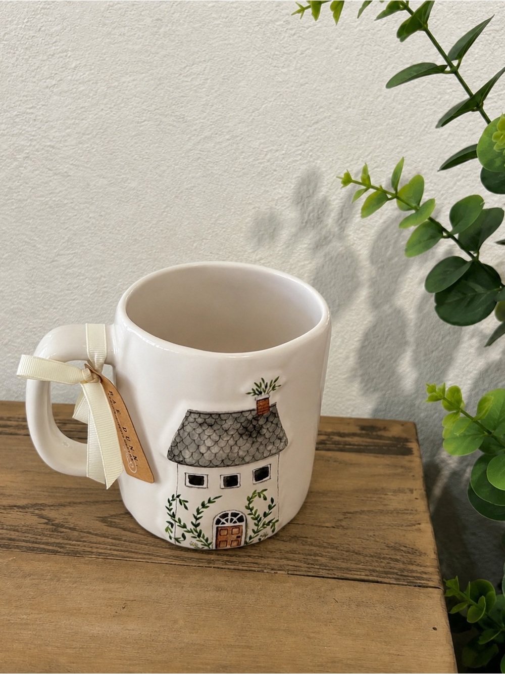 Rae Dunn HOME SWEET HOME Mug Artisan Collection Magenta Cottage House NWT.